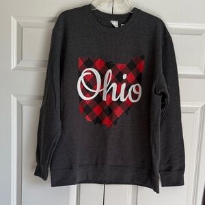 Ohio Plaid Graphic Sweatshirt